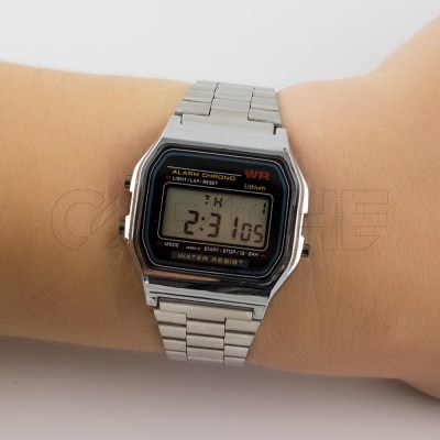 Reloj Digit Plateado