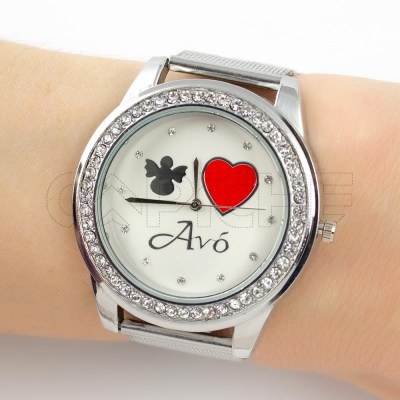 Reloj Abuela Plateado