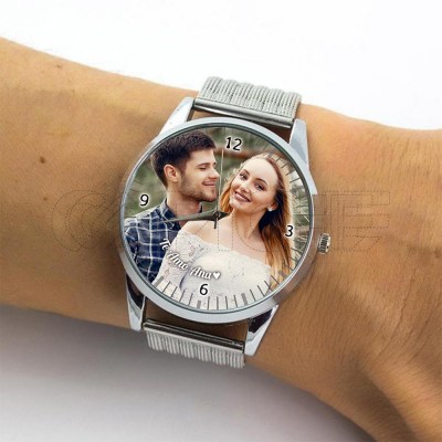 Reloj con Foto Personalizado Onda