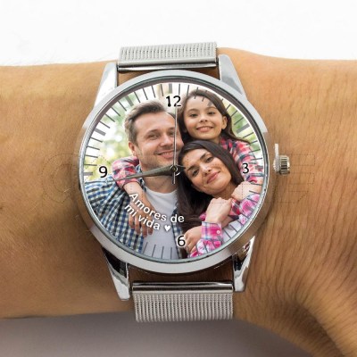 Reloj con Foto Personalizado Liso