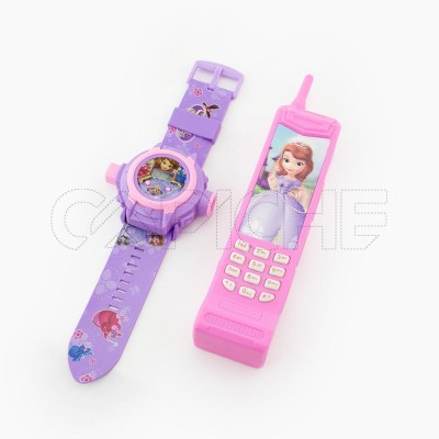 Conjunto Reloj e Teléfono Princesa Sofia