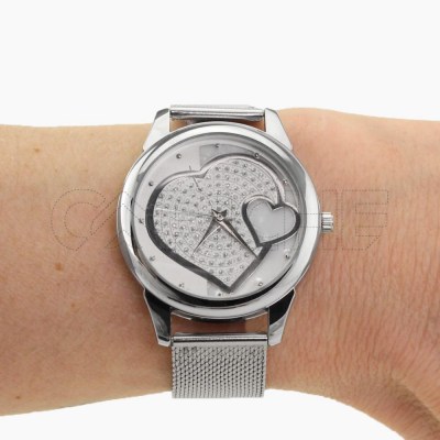 Reloj Amor Plateado
