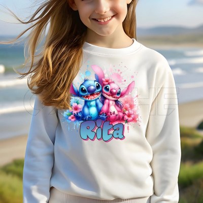 Sudadera Niño Angel e Stitch