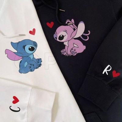 Sudadera Stitch & Angel Pareja