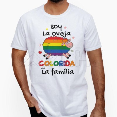 Camiseta Oveja Colorida