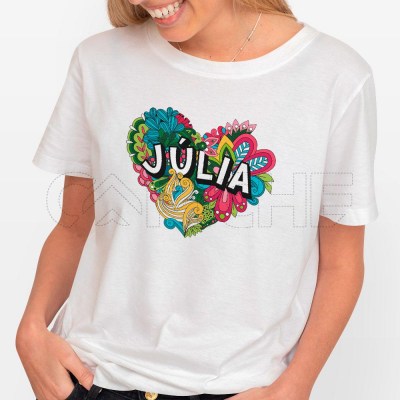 T-Shirt Corazón Nombre