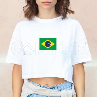 T-Shirt  Brasil Bandera