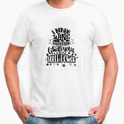 Camiseta Hombre Wine Dissapear