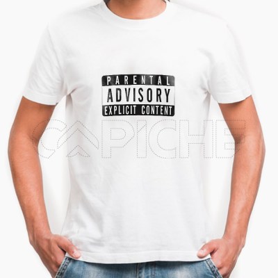 Camiseta Hombre Parental Advisory