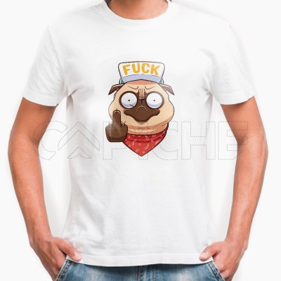 Camiseta Hombre F*ck Pug