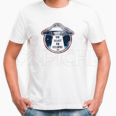 Camiseta Hombre Want to Believe