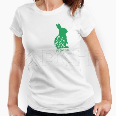 Camiseta Mujer Be Green
