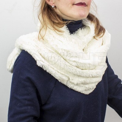 Bufanda com Capucha Crudo