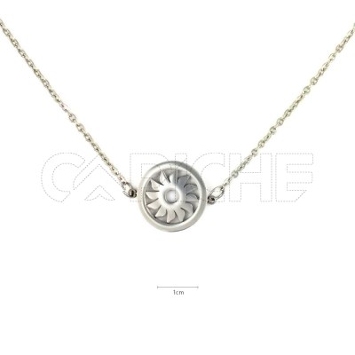 Collar en acero Sol
