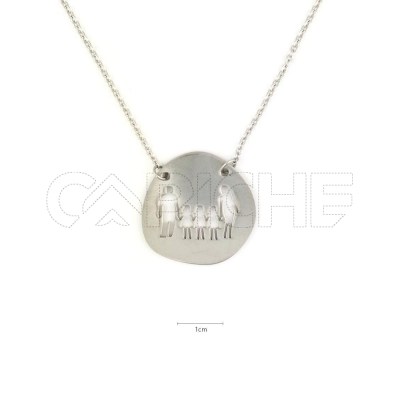 Collar Familia en acero 3F