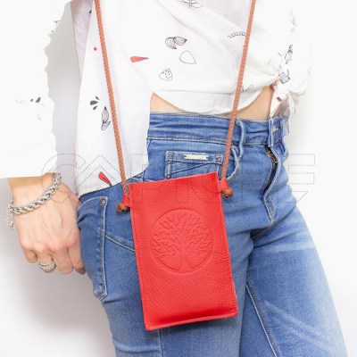 Funda para móvil con asa bandolera Árbol P