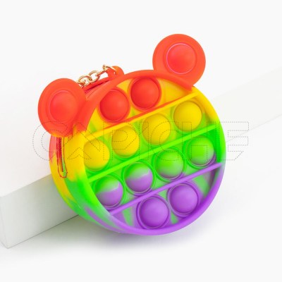 Monedero Llavero Pop It Mickey Red