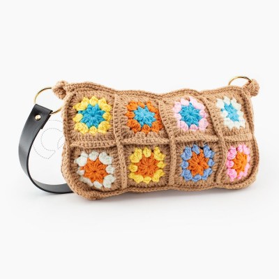 Bolso Crochet Ocre