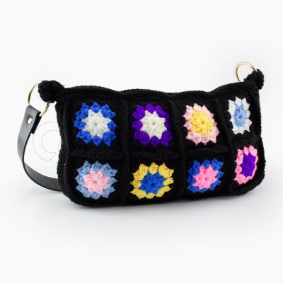 Bolso Crochet Negra