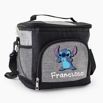 Lancheira Gris/Negro