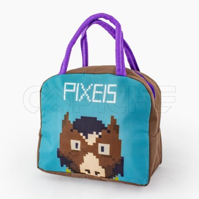 Bolsa Térmica de Mano Pixel Lobo