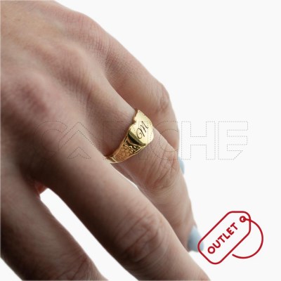 Anillo acero Inicial