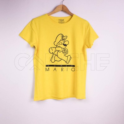 T-shirt Cintada Feminina | XL | Amarela