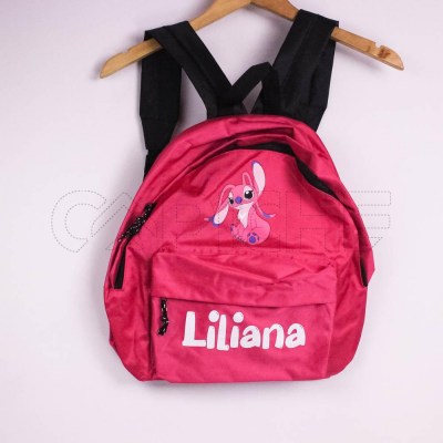 Mochila Escolar Rosa | Angel | Liliana