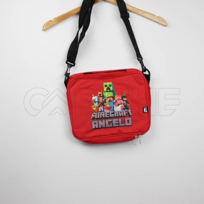 Estampa Impressa Lancheira Escolar Vermelha Angelo