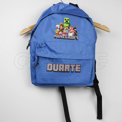 Estampa Impressa Mochila Escolar Azul Royal Duarte
