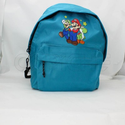 Estampa Impressa Mochila EsCollar Azul Turquesa
