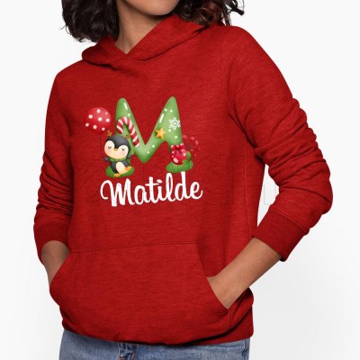 Sudadera Sin Capucha de Navidad con Nombre