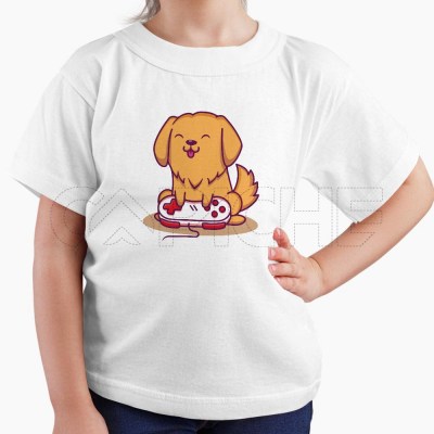 Camiseta Niño Perro Gamer