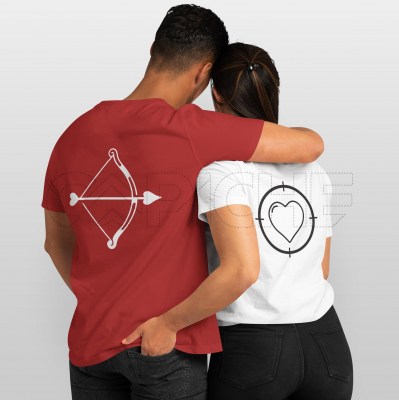 Camiseta Pareja Arco & Diana