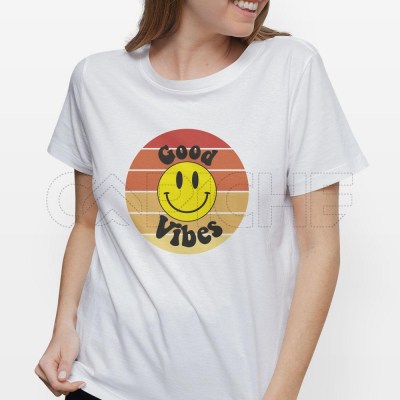 Camiseta Mujer Good Vibes
