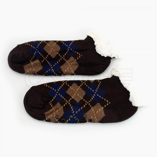 Media Pantufla  Lozi Marrón