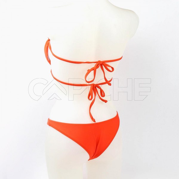 Conjunto Bikini Cortina Naranja