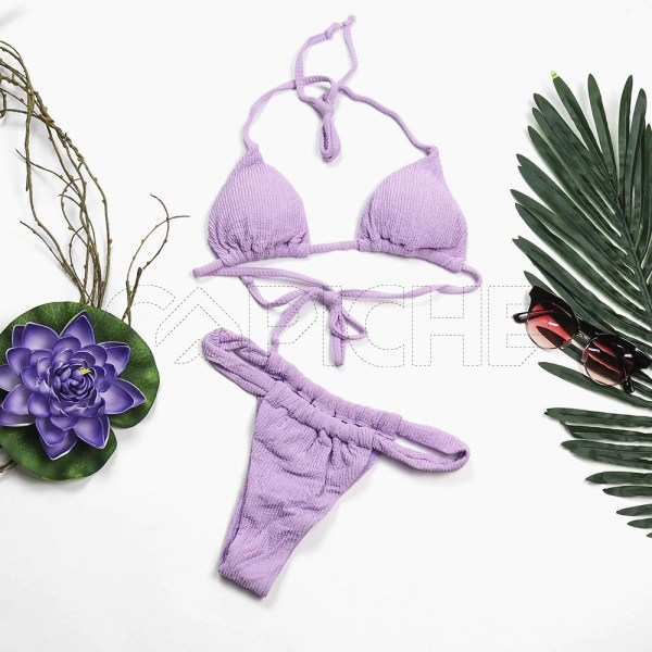 Conjunto Bikini Diablo Lila