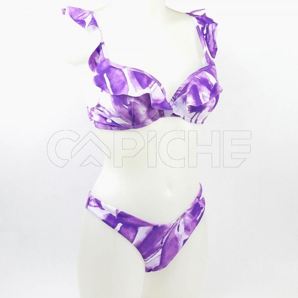 Conjunto Bikini Tie Dye Di Lila