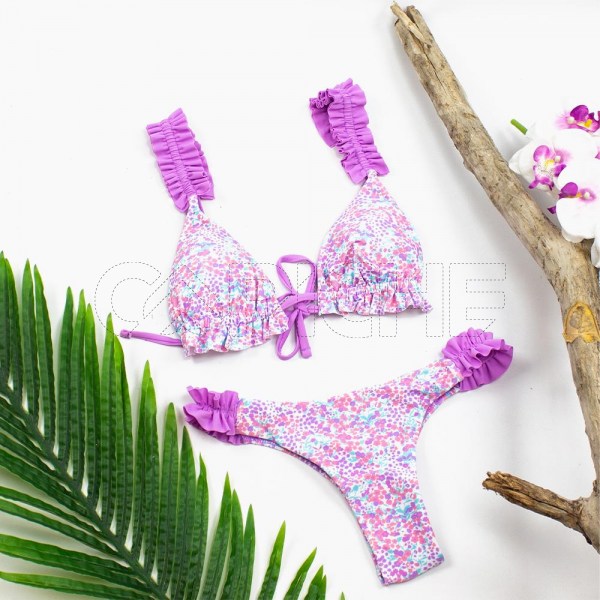 Bikini Vesubio Pompeya Lila