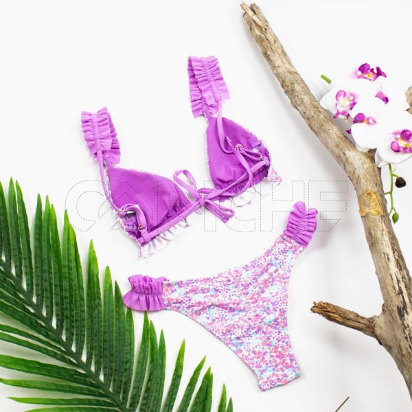 Bikini Vesubio Pompeya Lila