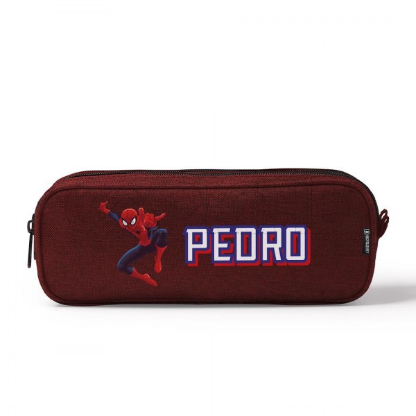 Estuche Escolar Doble Hombre Araña