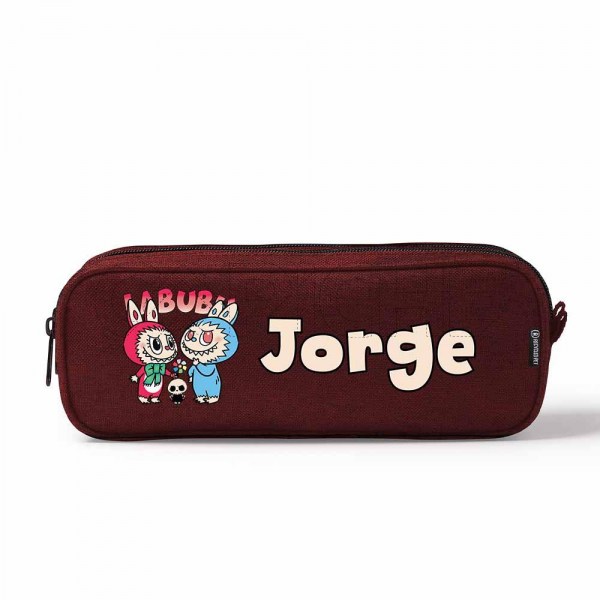 Estojo escolar Duplo Labubu