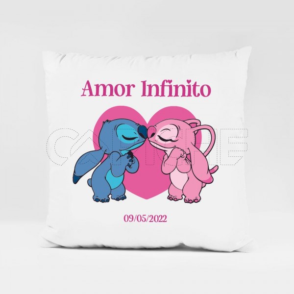 Cojín Amor Infinito Stitch