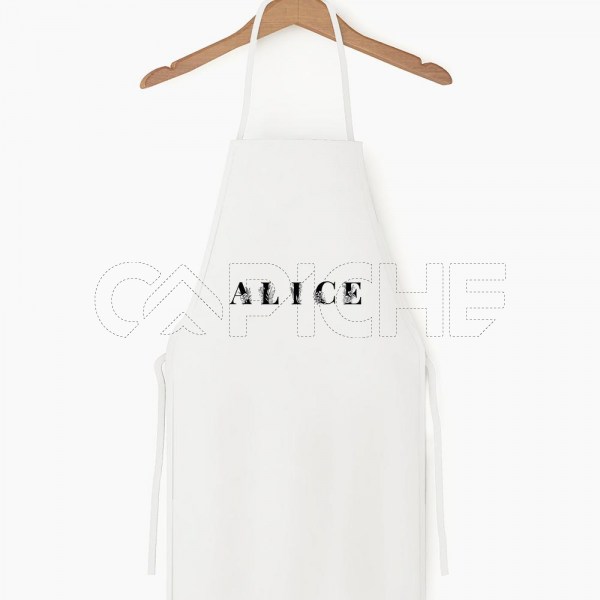 Delantal Nombre Floral