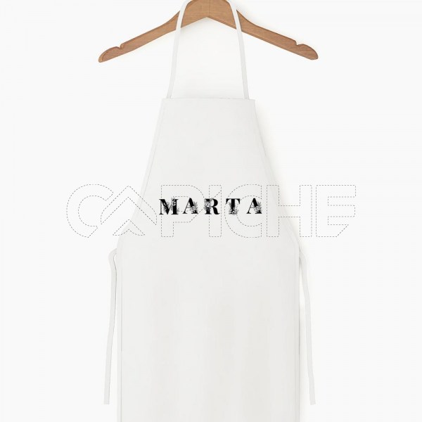 Delantal Nombre Floral