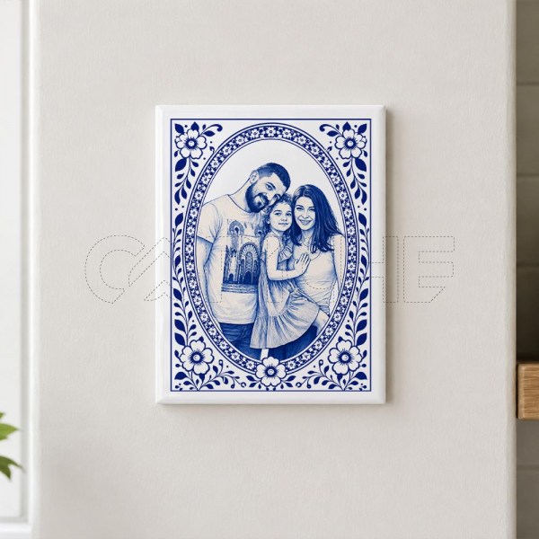 Azulejo personalizado com foto
