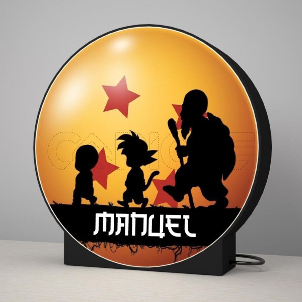 Lámpara 3D Dragon Ball