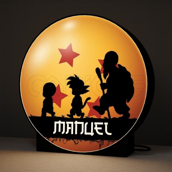 Lámpara 3D Dragon Ball