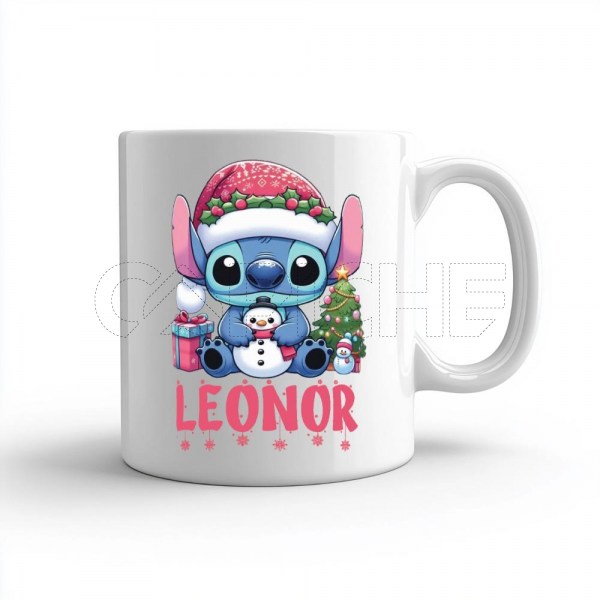 Taza Stitch Navidad